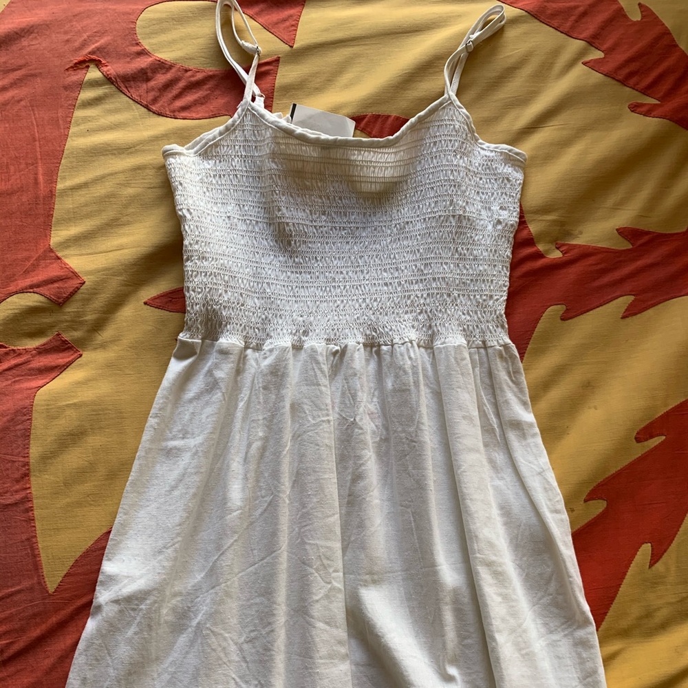 Brandy white dress
